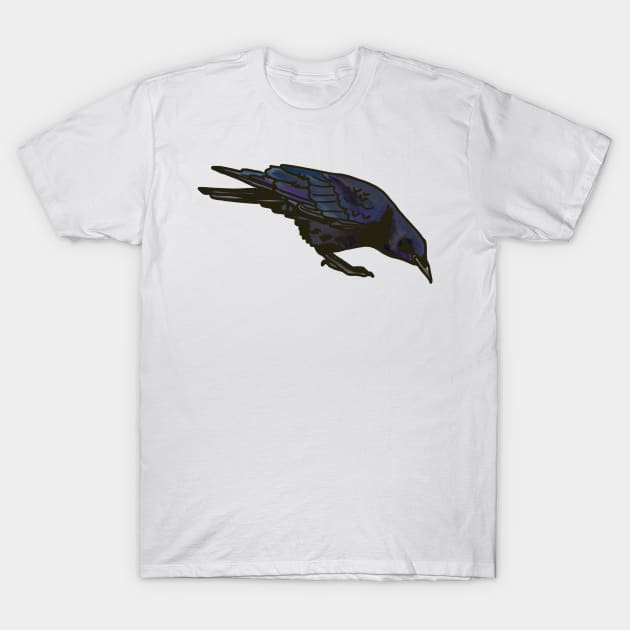 American Crow T-Shirt by shehitsback
